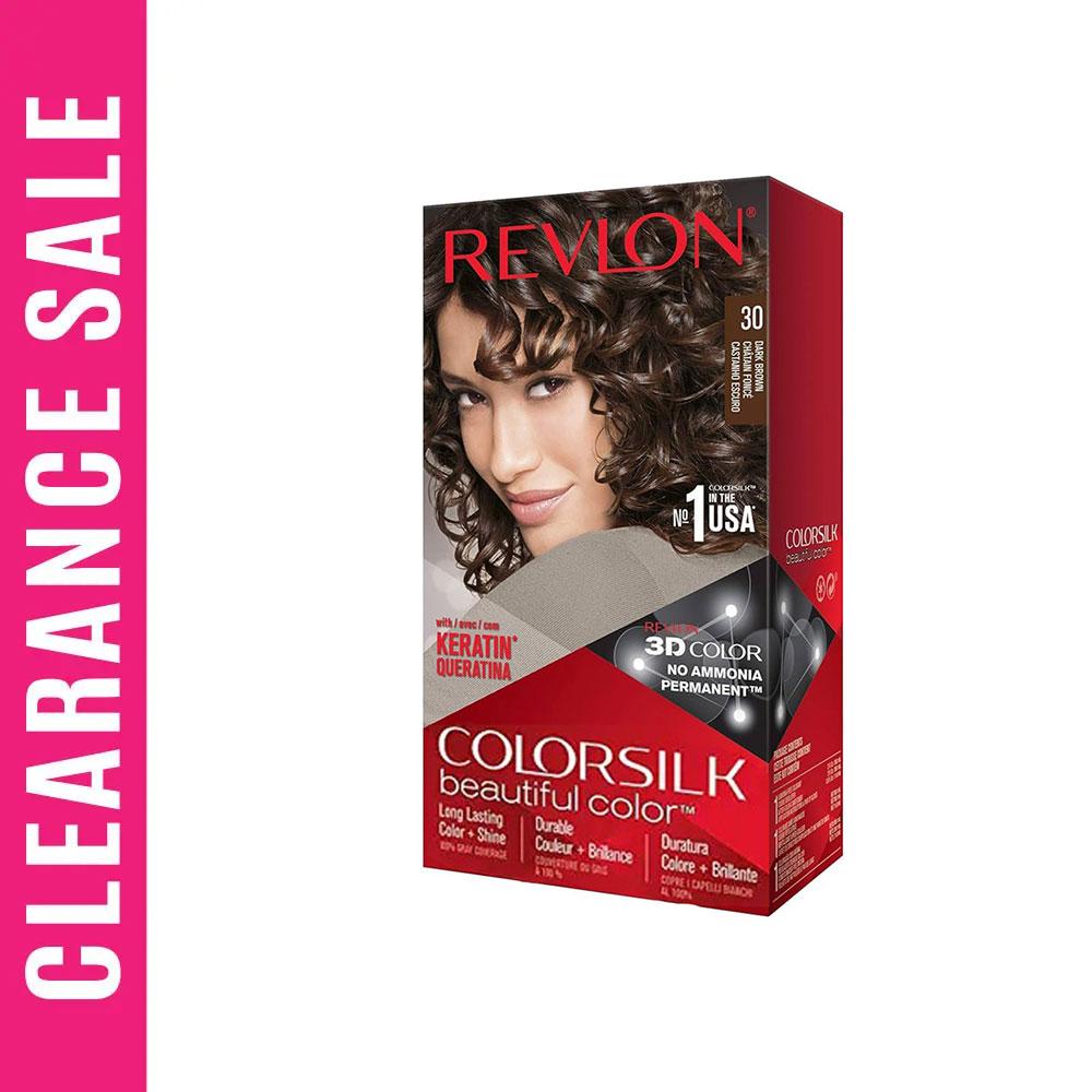 Revlon Colorsilk Hair Color With Keratin For Export -Dark Brown 30 (Expiry Date - 31/12/26) – 59.1ml