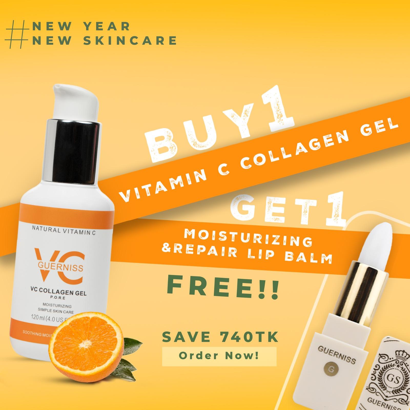 Buy Guerniss VC Collagen Gel and Get Moisturizing and Repair lip balm
