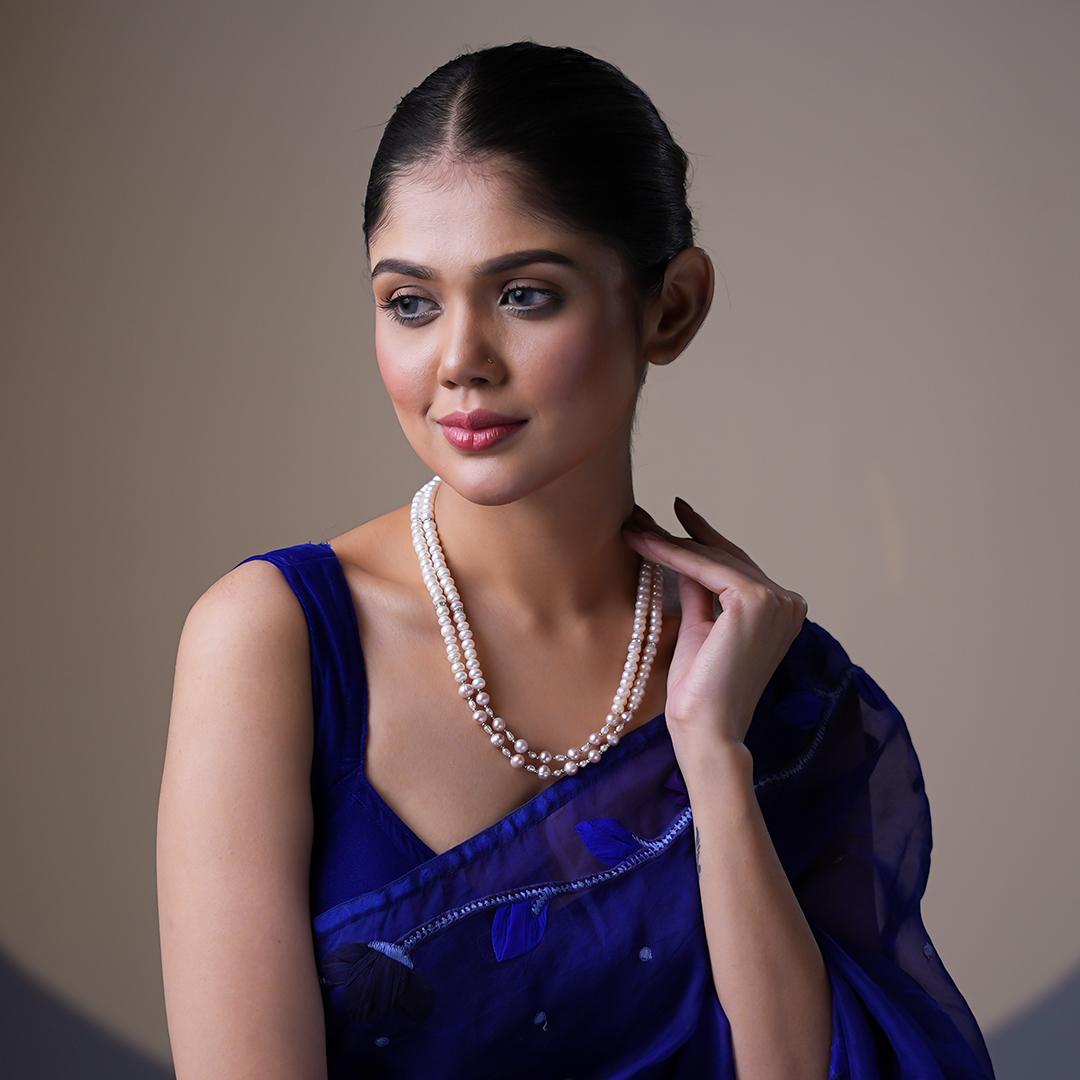 Pink  Pearl Necklace – Shajgoj
