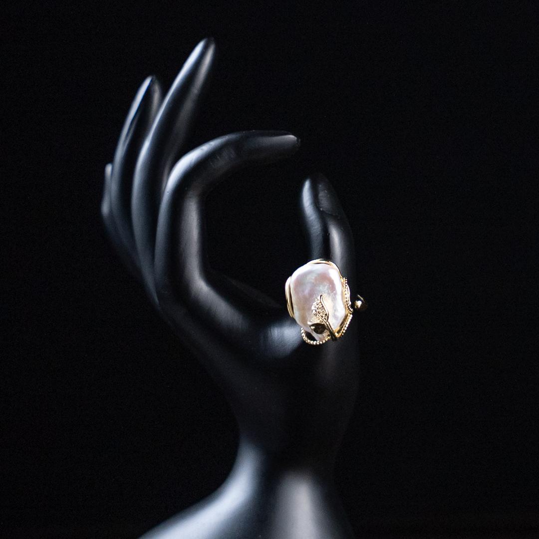 Mother of Pearl Ring – Shajgoj