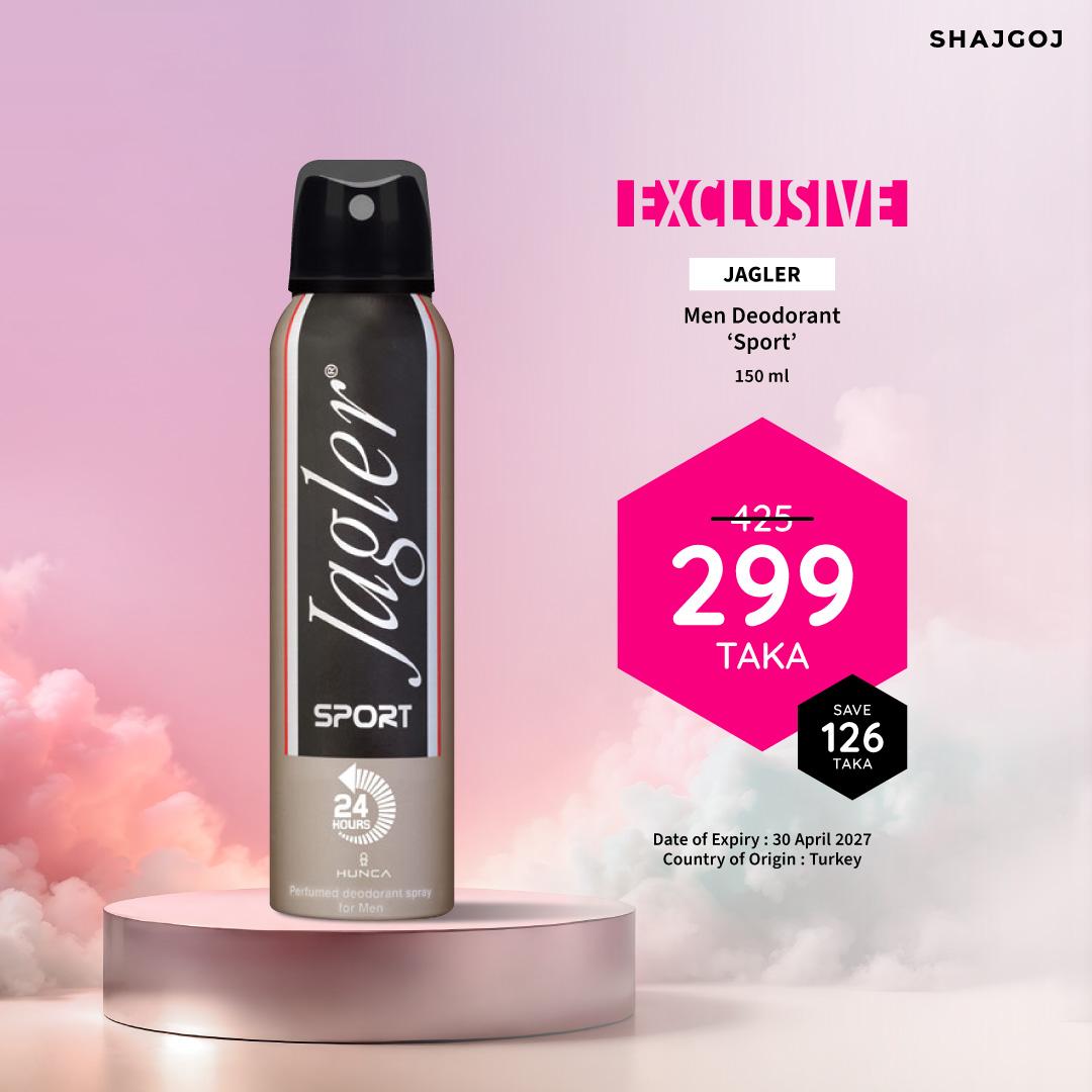 Jagler Men Deodorant Sport – 150ml