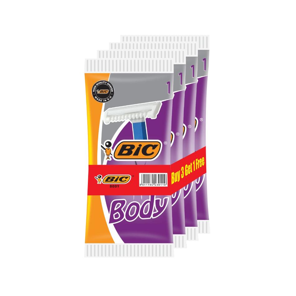 BIC Razor Body Single Blade Buy 3 Get 1