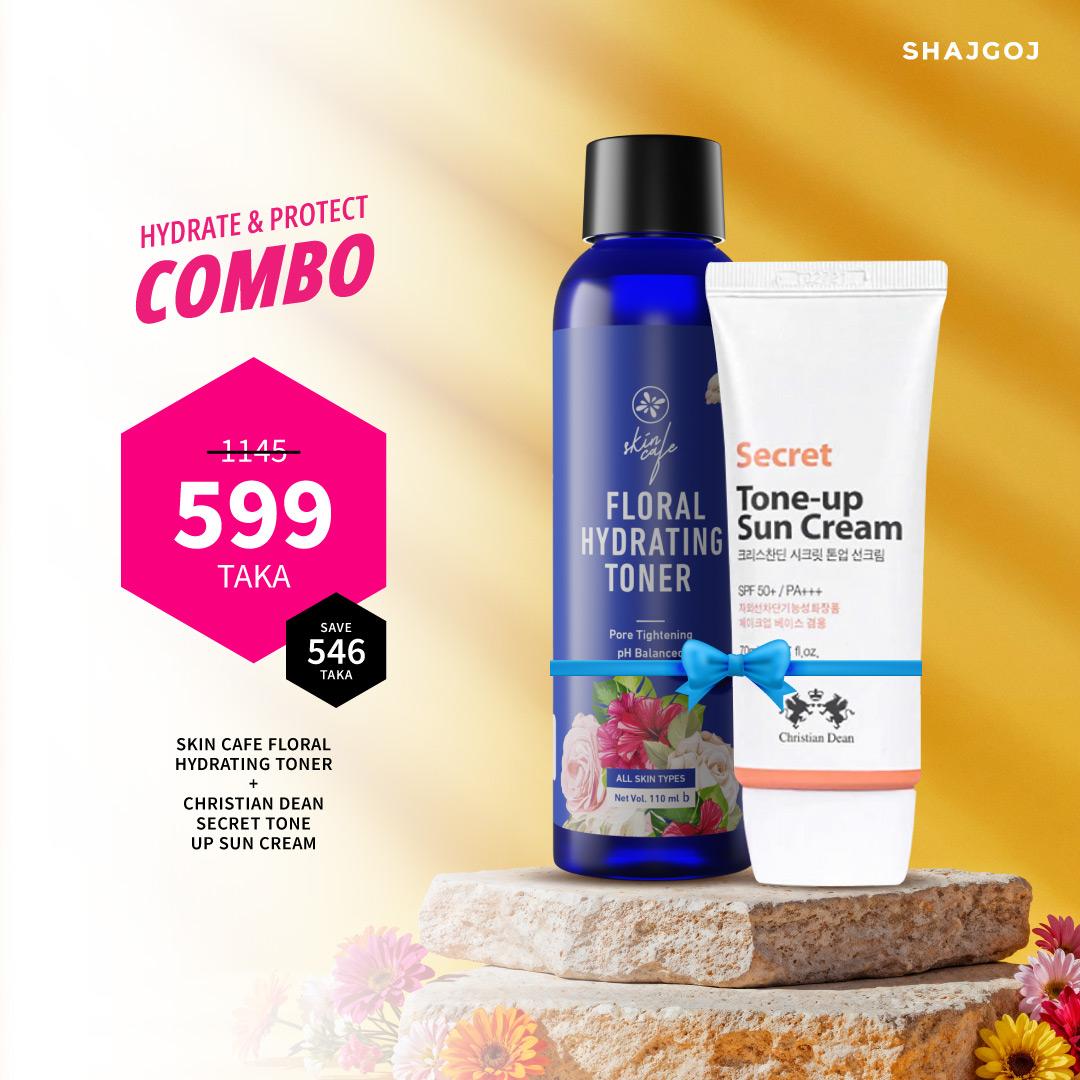 Hydrate & Protect (Skin Cafe Toner + Christian Dean Sun Cream)