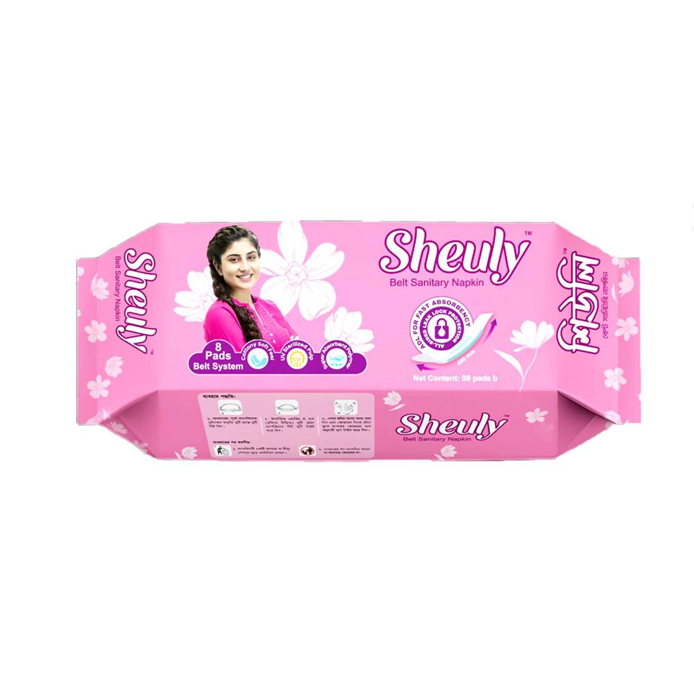 Sheuly Sanitary Napkin  Belt System 8 pads