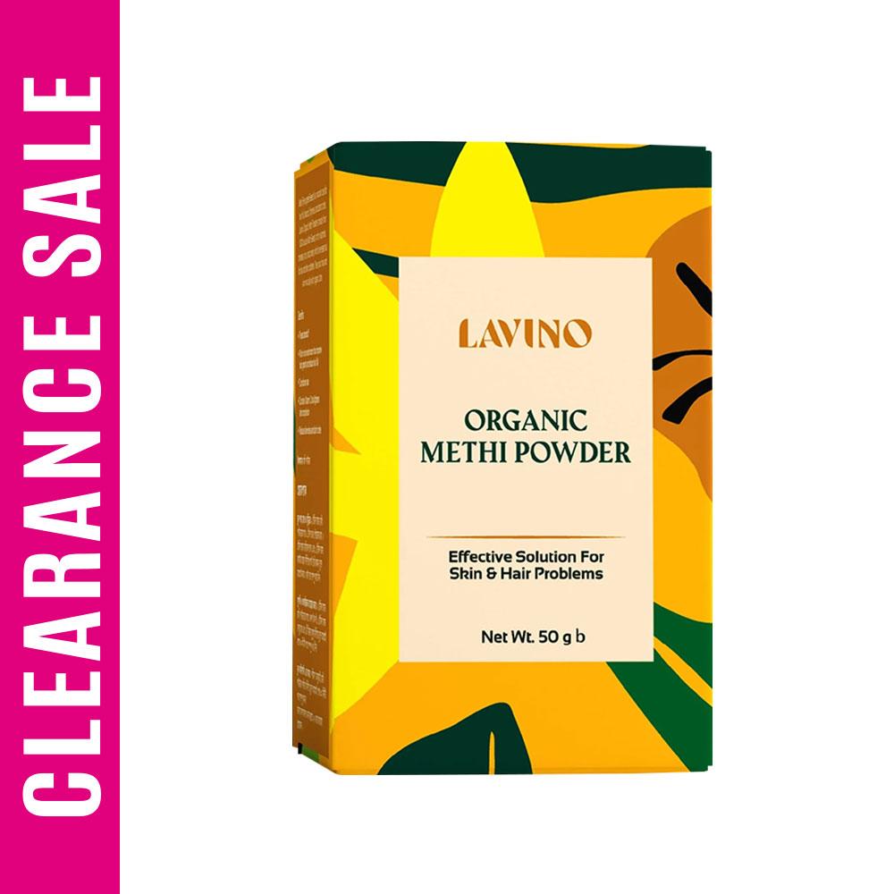 Lavino Organic Methi Powder (Expiry Date - September,2025) – 50gm