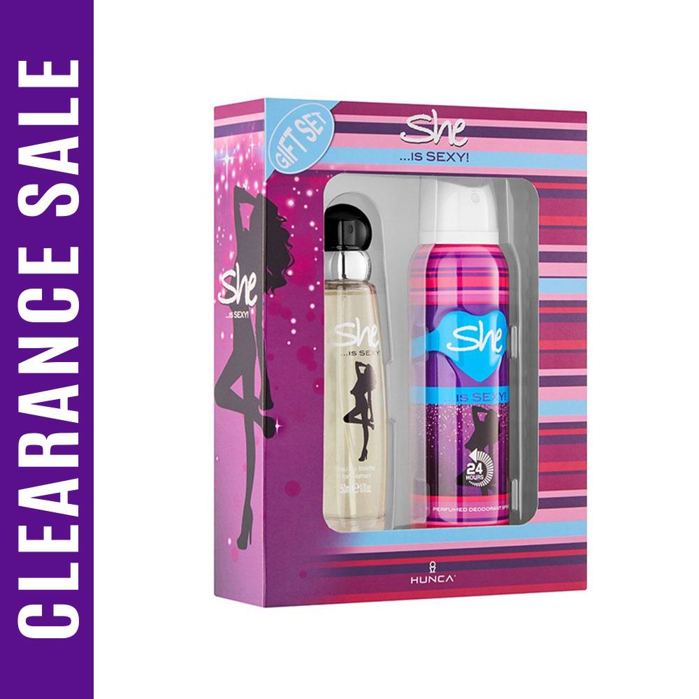 She Is Sexy Perfume 50ml & Deodorant 150ml Gift Set 200.0 ml (Expiry date - July, 2028) – 200ml
