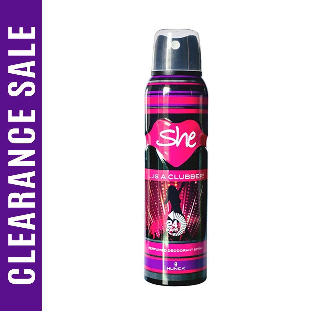 She Is Clubber Deodorant (Expiry date - March, 2027) – 150ml