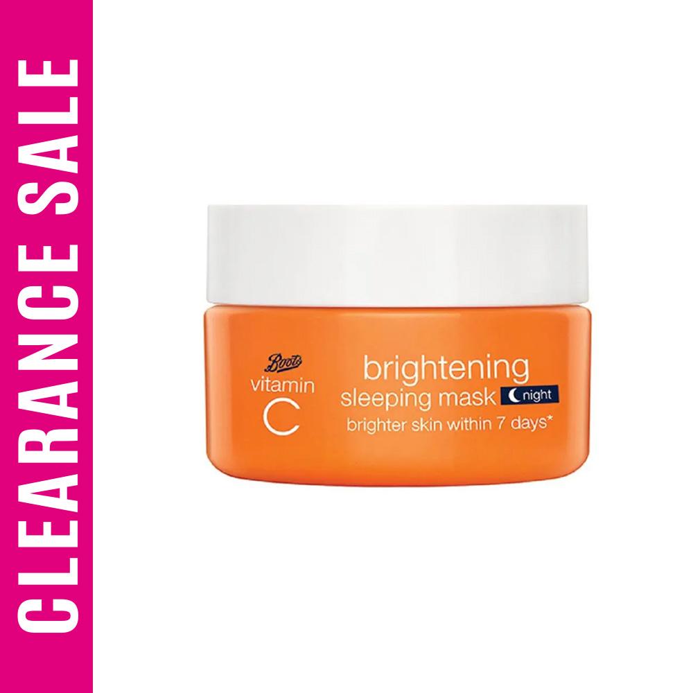 Boots Vitamin C Brightening Sleeping Mask Night (Expiry Date - 05/12/2025) – 50ml