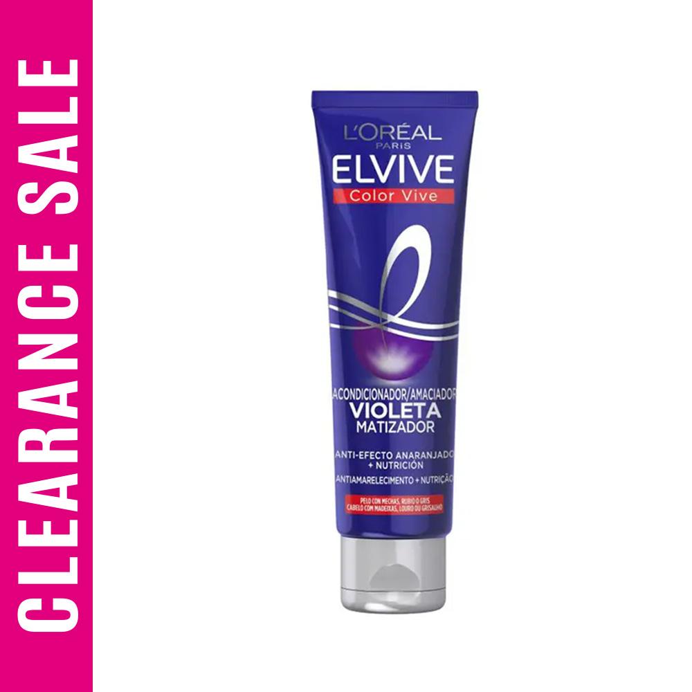 L'Oreal Paris Elvive Colour Vive Violet Toning Conditioner (Expiry:28/2/2026) – 150ml