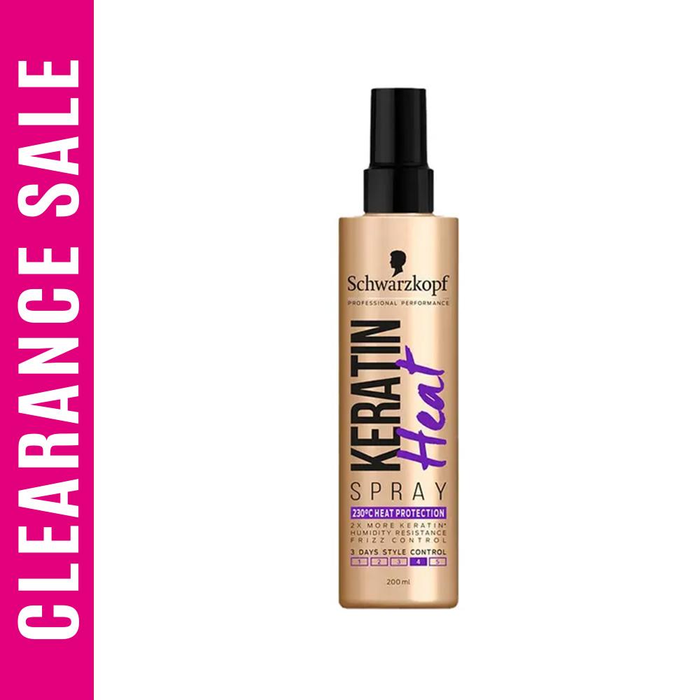 Schwarzkopf Keratin Heat Protect Spray (Expiry: 24/10/2025) – 200ml