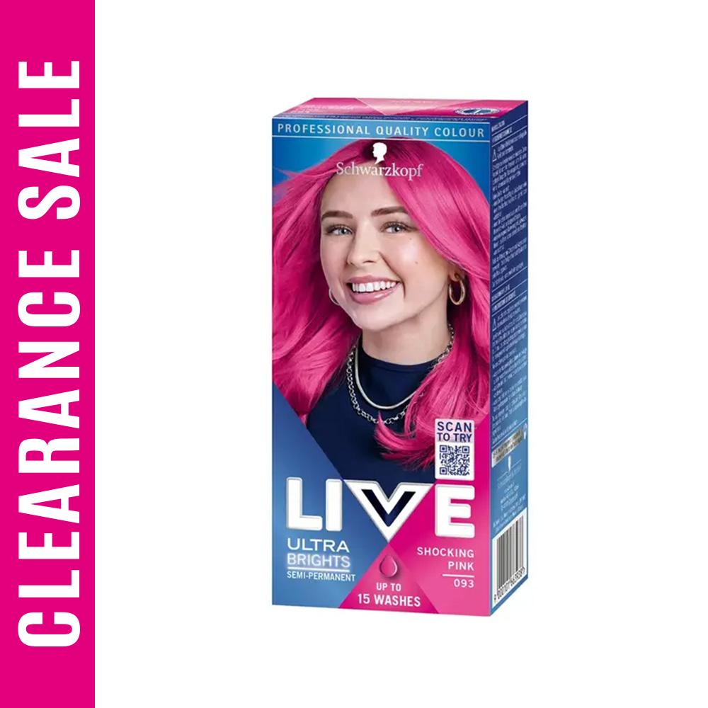 Schwarzkopf Live Ultra Brights Shocking Pink 093 (Expiry: 4/12/2025)