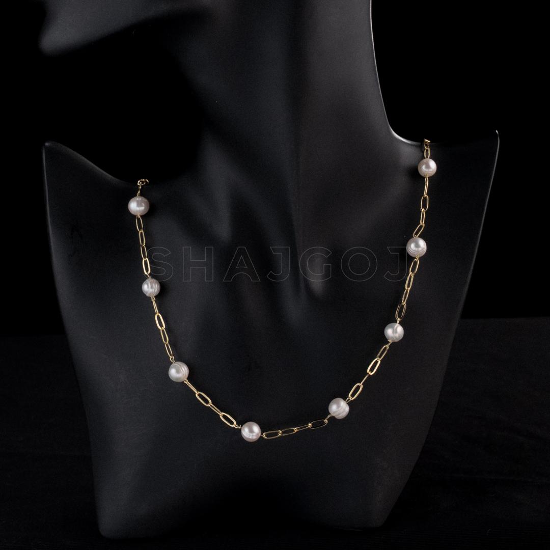 Modern Pearl Necklace – Shajgoj