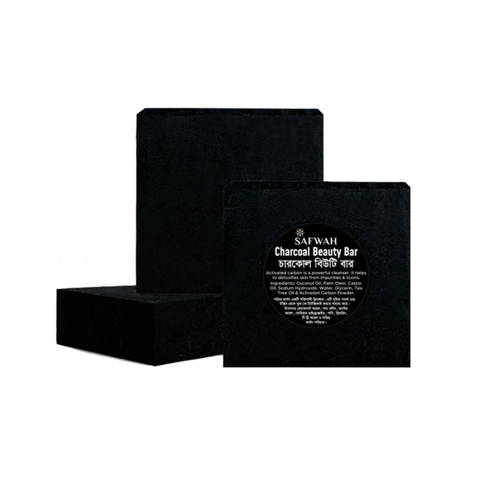 Safwah Charcoal Beauty Bar – 100gm