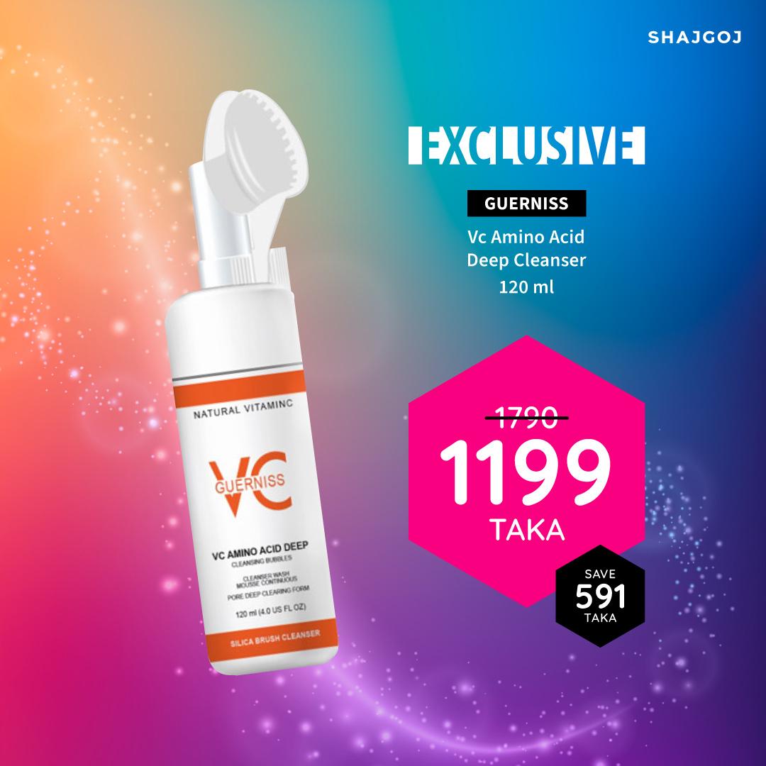Guerniss Vc Amino Acid Deep Cleanser – 120ml