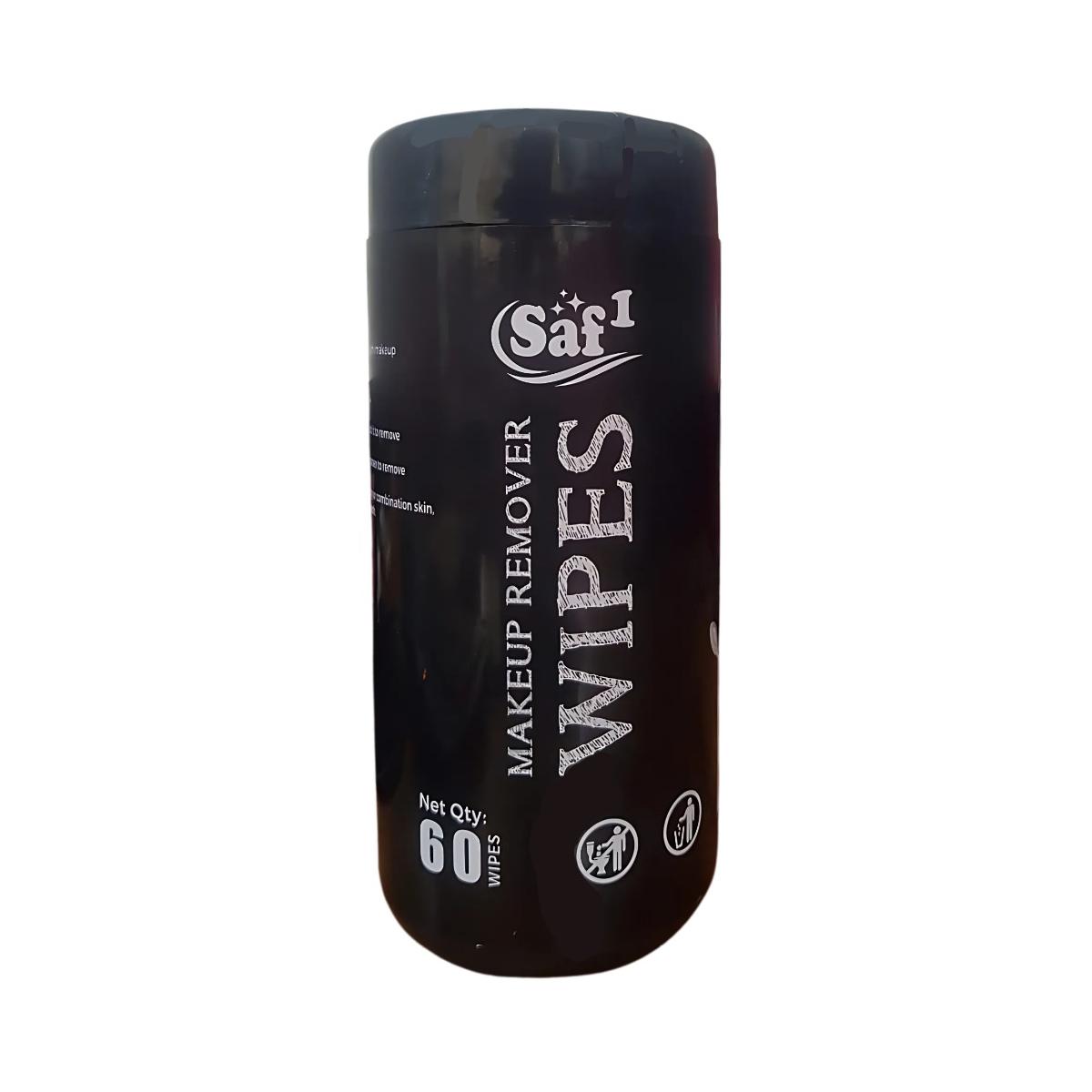Saf1 Makeup Remover Wet wipes in Tube - 60 Pcs