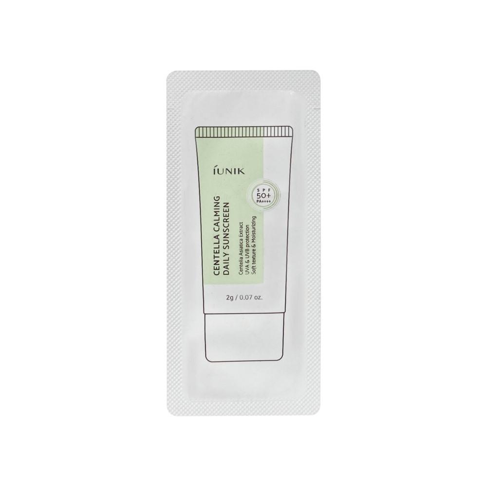 Iunik - Centella Calming Daily Sunscreen Sachet – 2 gm