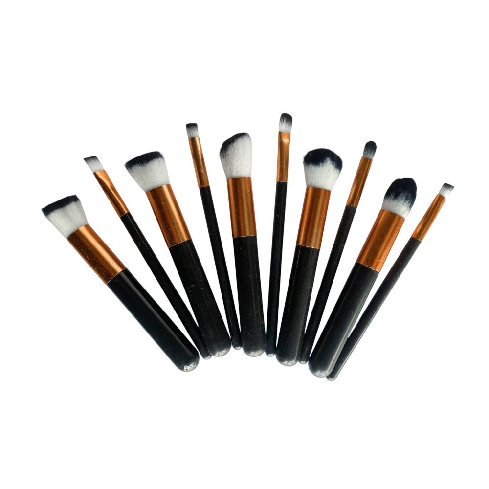 KB 10pcs Brush Set - Black