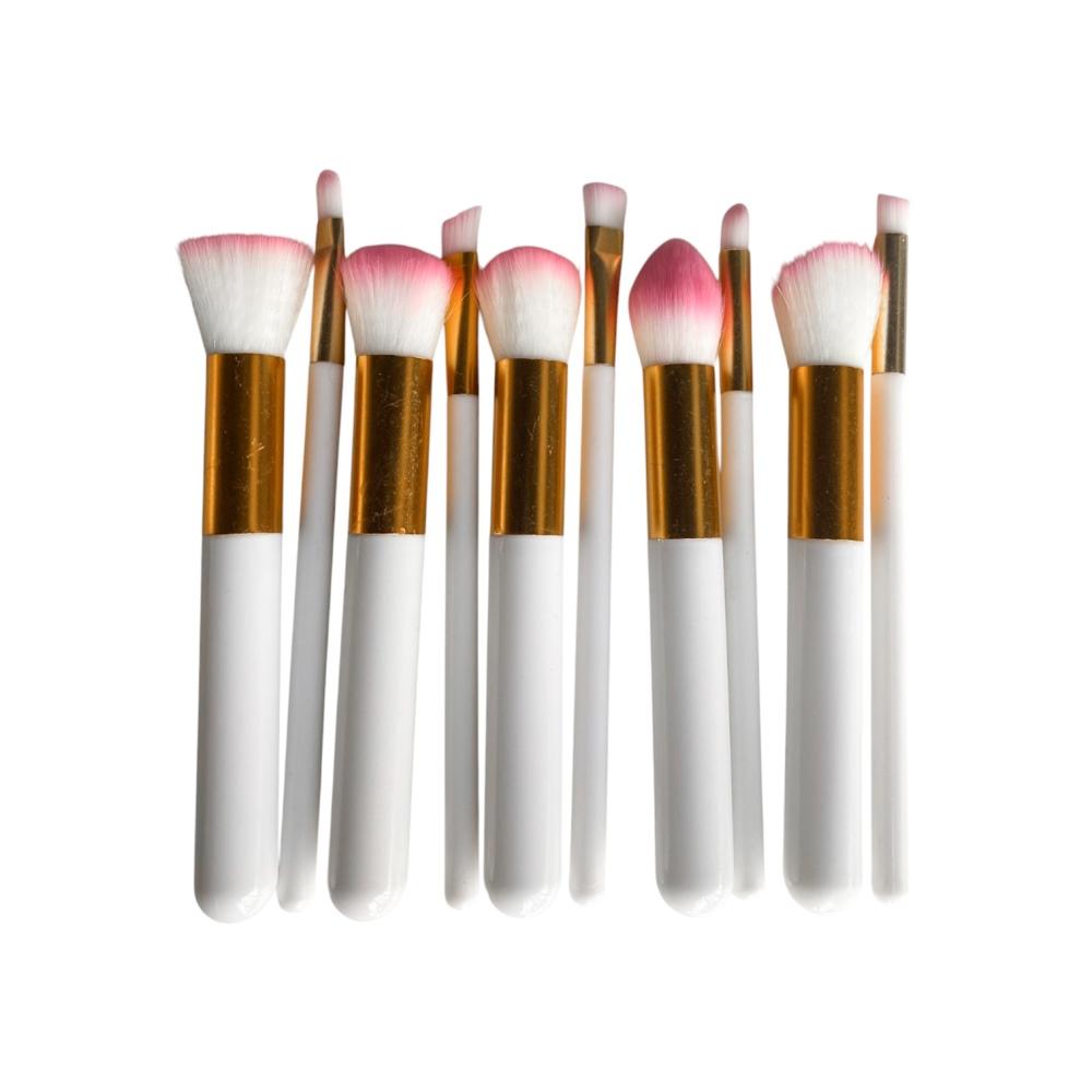 KB 10pcs Brush Set - White