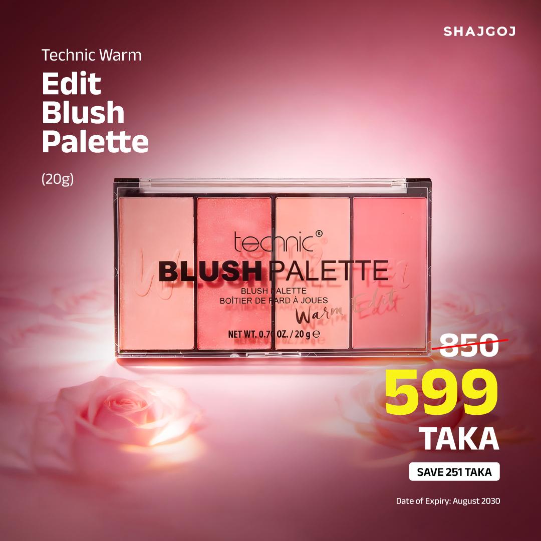 Technic Warm Edit Blush Palette – 20 gm