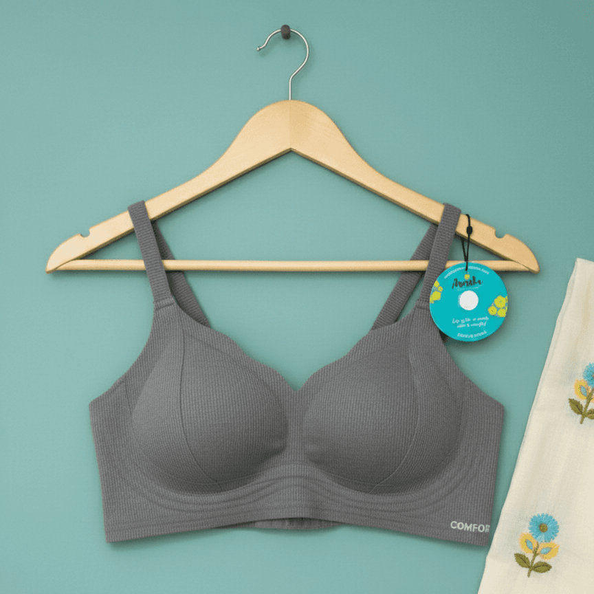 Armela Easy Wear Molded Bra - Grey