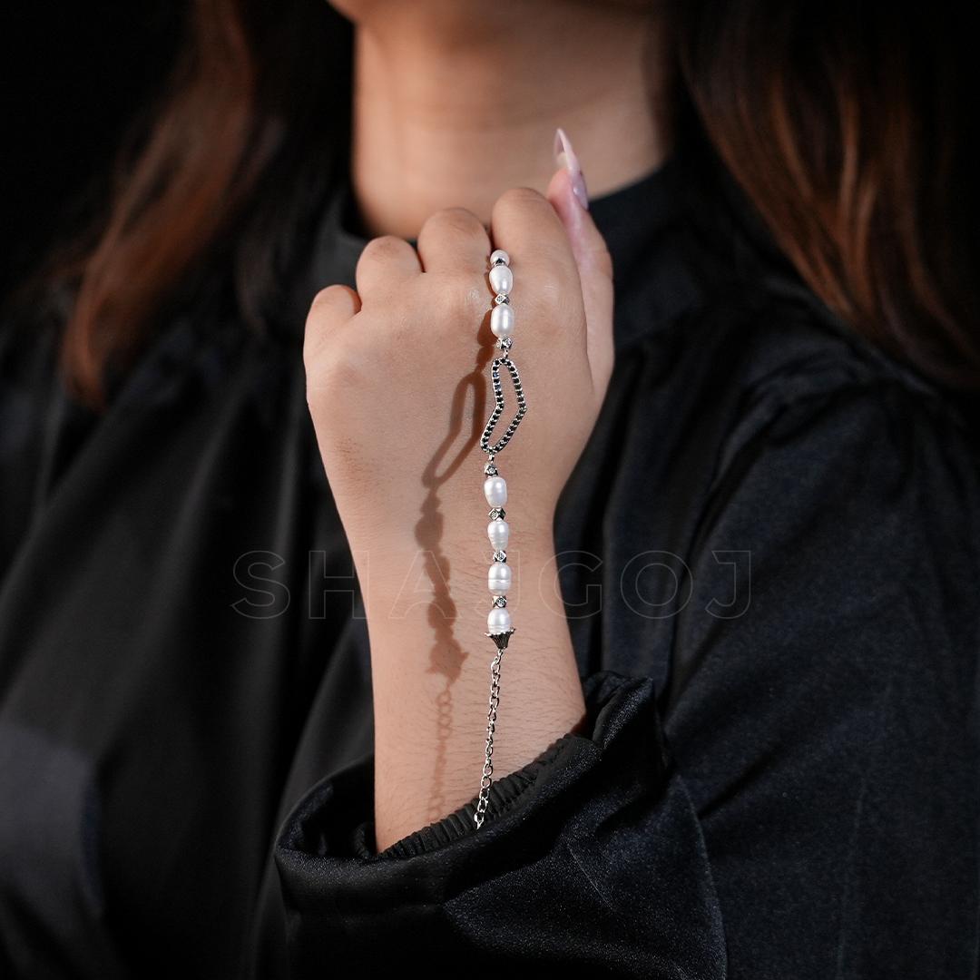 Pearl Heart Leaf Bracelet – Shajgoj