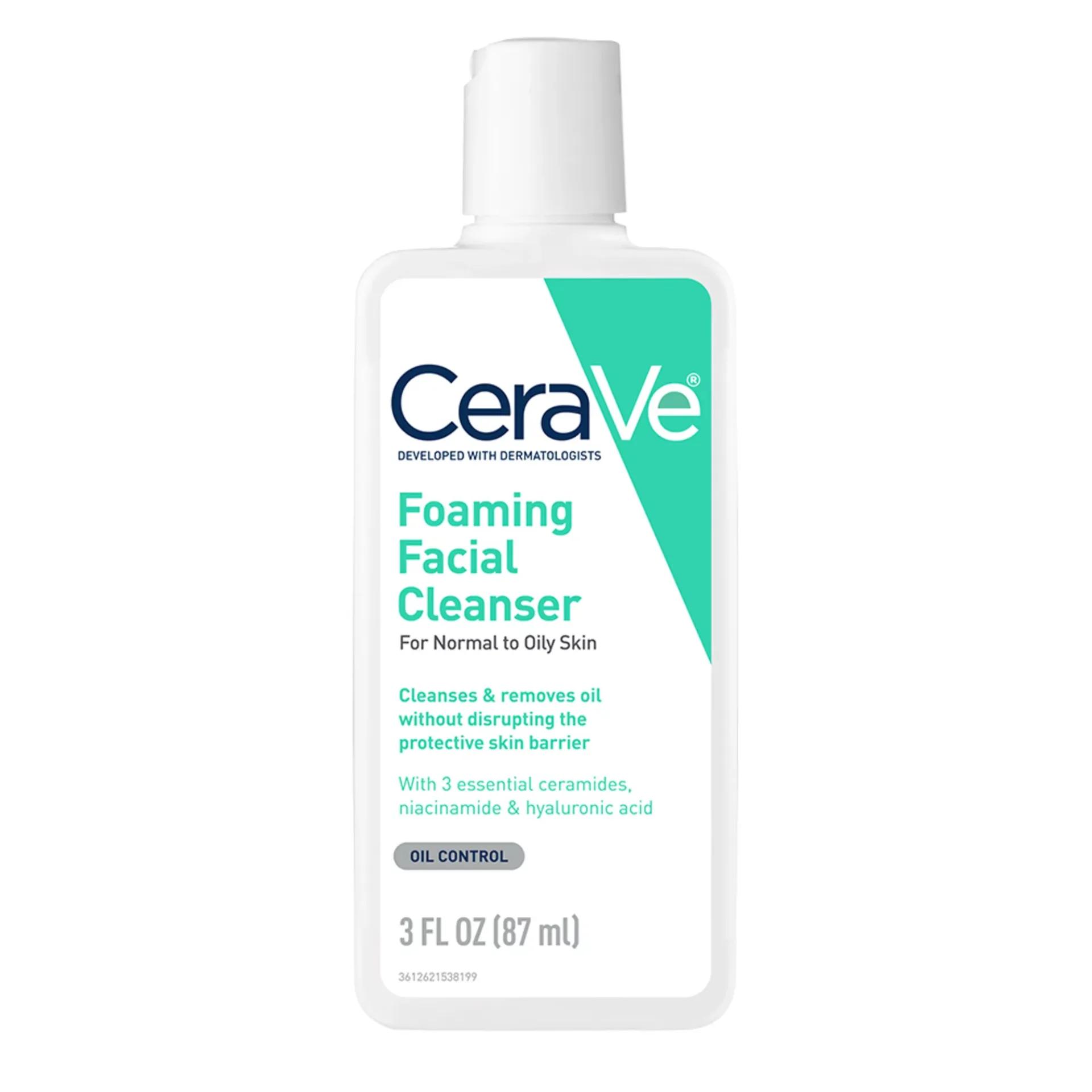 Cerave Foaming Facial Cleanser For normal To Oily Skin – 87ml