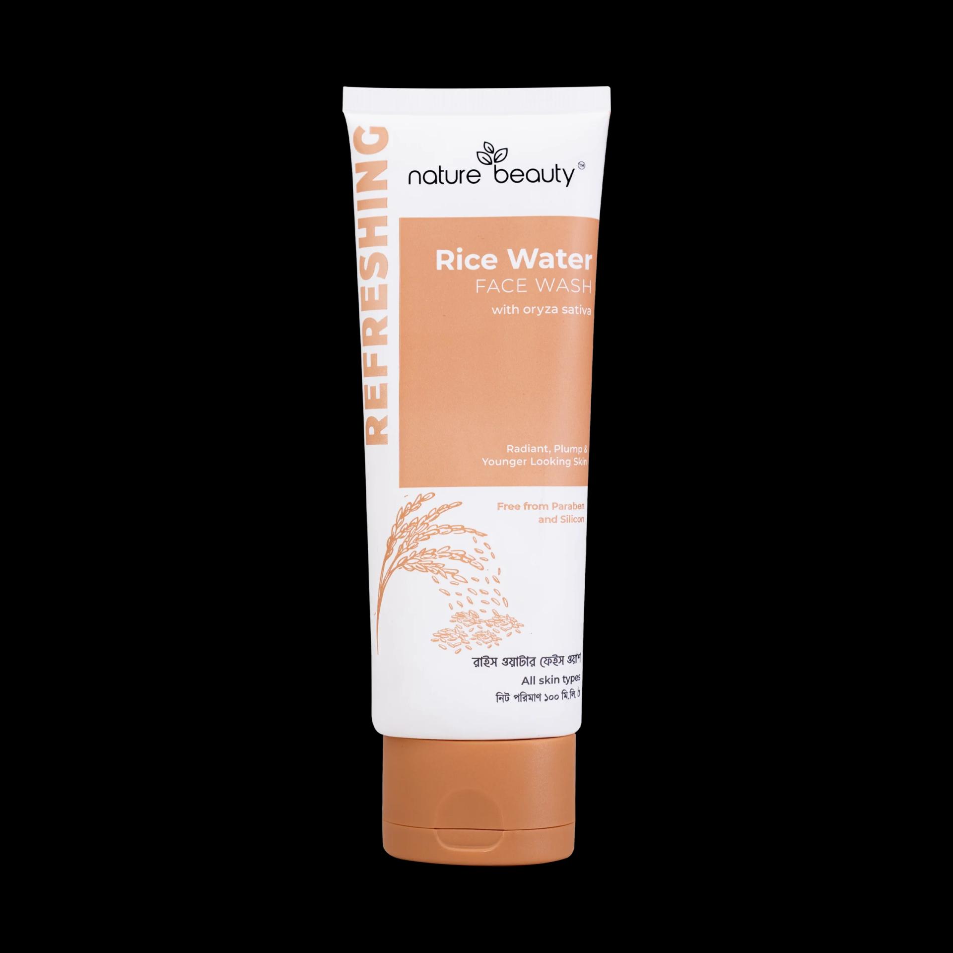 Nature Beauty Rice Water Face Wash – 100 ml