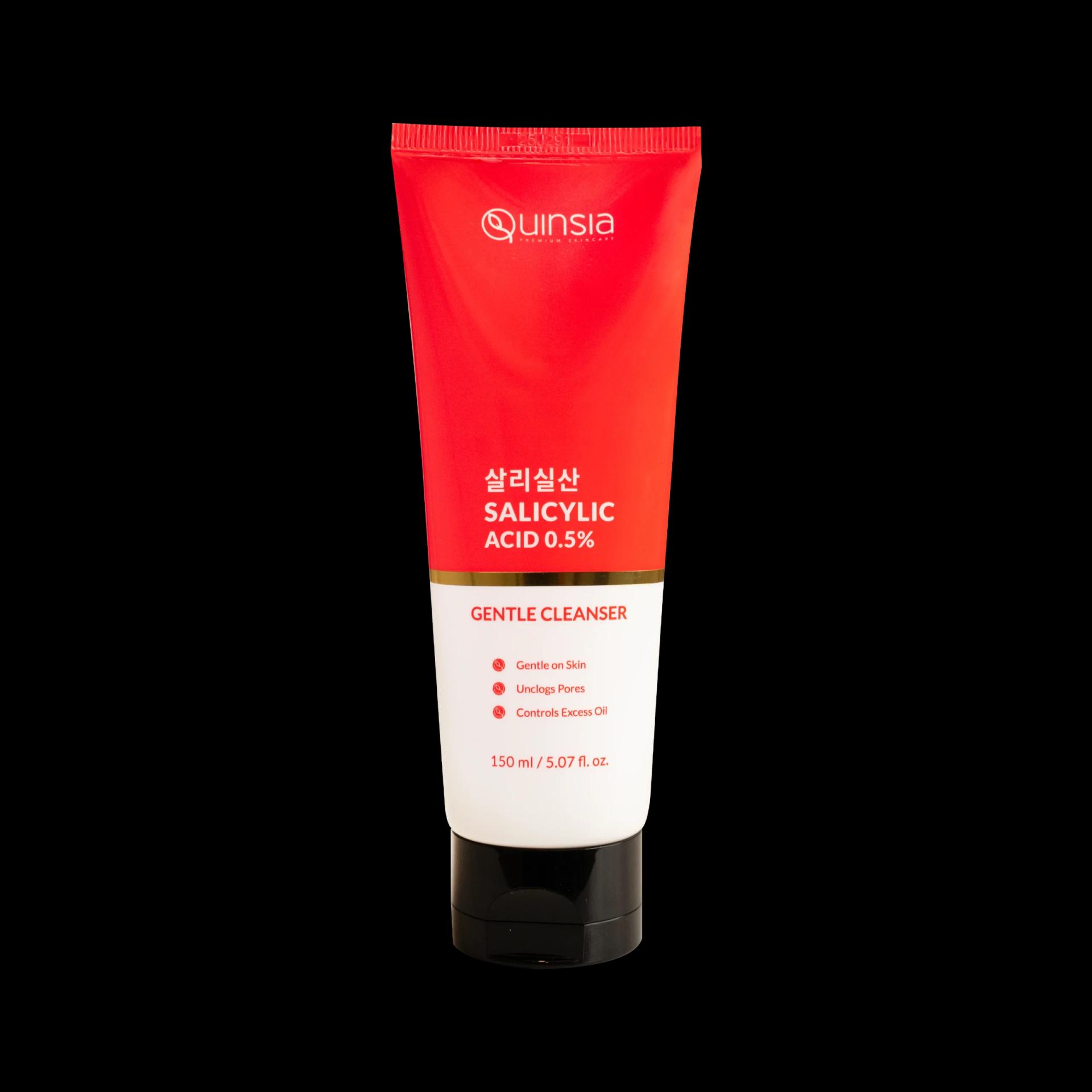 Quinsia Salicylic Acid 0.5% Gentle Cleanser – 150 ml