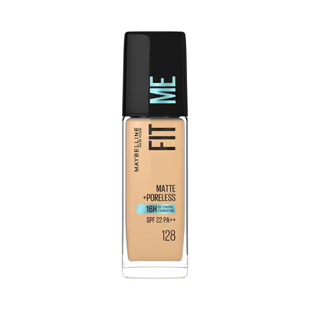 Maybelline Fit Me Matte + Poreless Foundation- Warm Nude 128 – 30ml