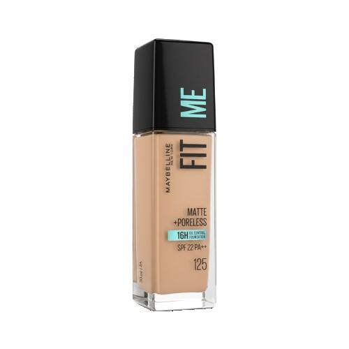 Maybelline Fit Me Matte + Poreless Foundation- Nude Beige 125 – 30ml