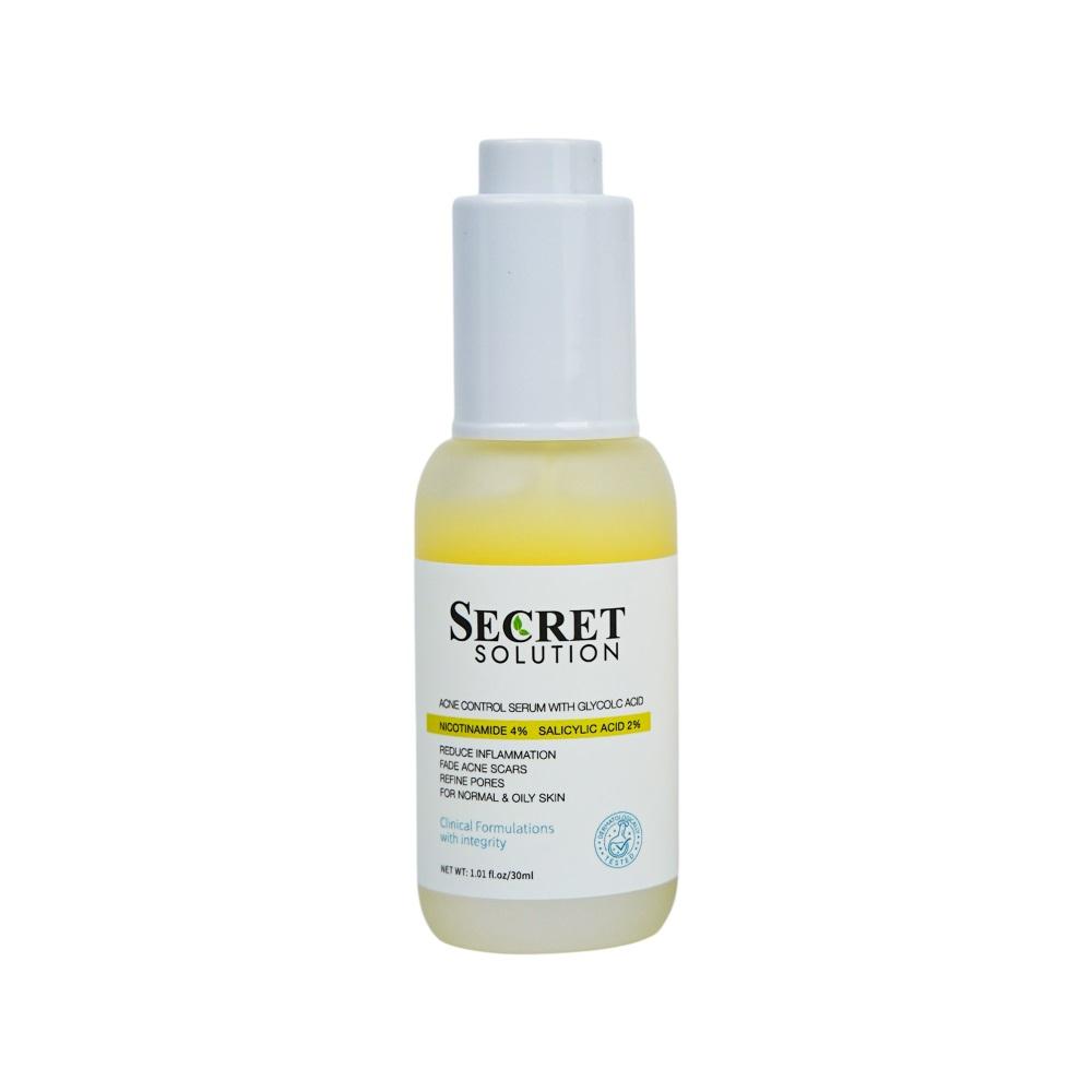 Secret Solution Acne Control serum With Glycolic Acid Serum – 30ml