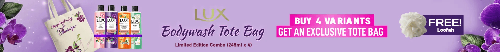 Lux Bodywash Tote Bag Offer