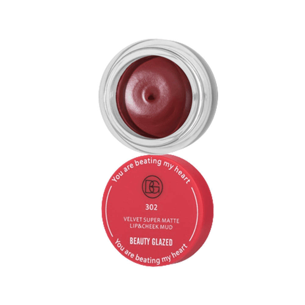 Beauty Glazed Velvet Super Matte Lip & Cheek Mud 302 – 4.4 gm