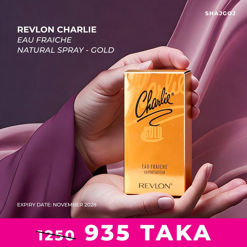REVLON CHARLIE EAU FRAICHE NATURAL SPRAY - GOLD – 100ml