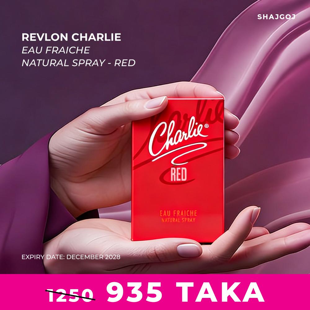 REVLON CHARLIE EAU FRAICHE NATURAL SPRAY - RED – 100ml