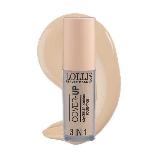 Cover-Up 3 IN 1 Conceler-Contour Foudation 04 – Lollis – 30.0ml