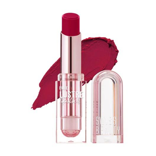 Swiss Beauty Pure Luster Lipstick - 11 Pop Cherry – 3.8gm