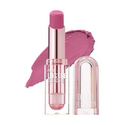 Swiss Beauty Pure Luster Lipstick - 03 Salty Pink – 3.8gm
