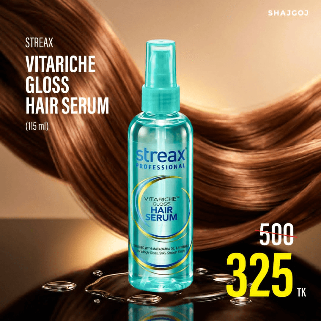 Streax Vitariche Gloss Hair Serum – 115ml
