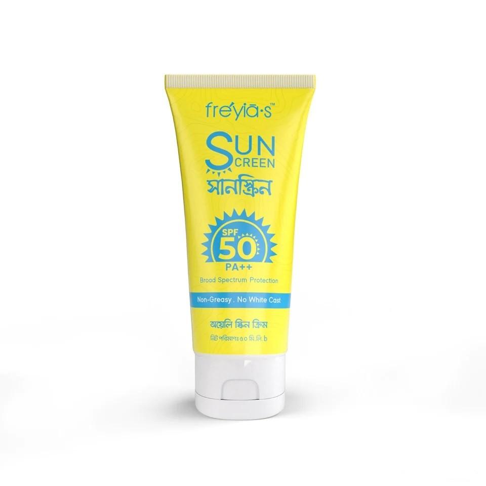 Freyia's Sunscreen SPF PA 50 ++ For Oily Skin – Freyias – 50ml