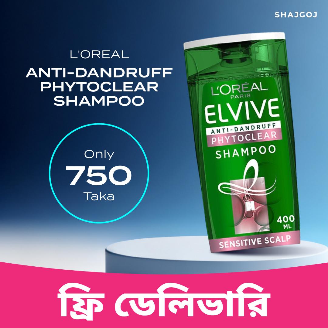 L'oreal Paris Elvive Phytoclear Anti-Danddruff – 400ml