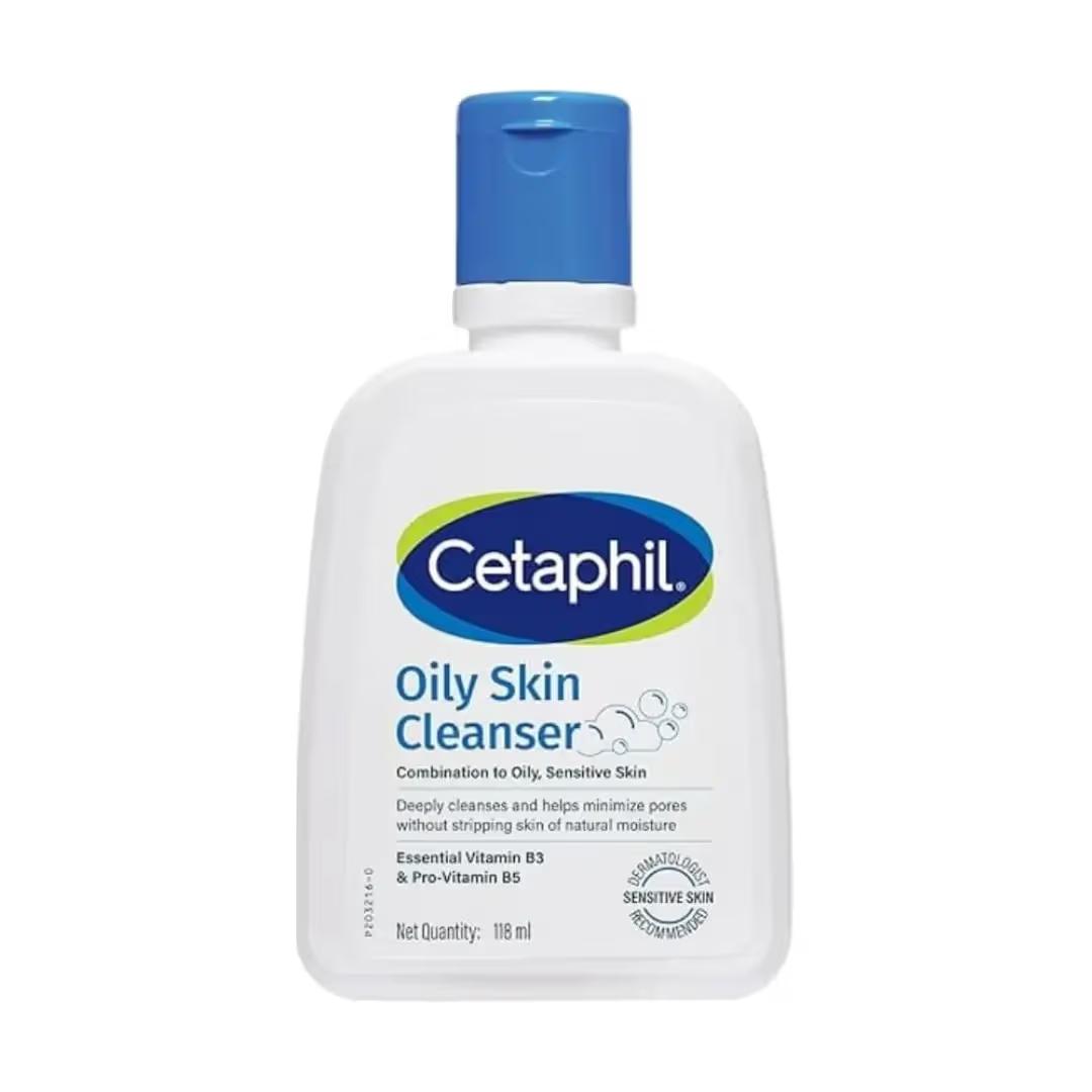 Cetaphil Oily Skin Cleanser for Combination to Oily, Sensitive Skin – 118ml
