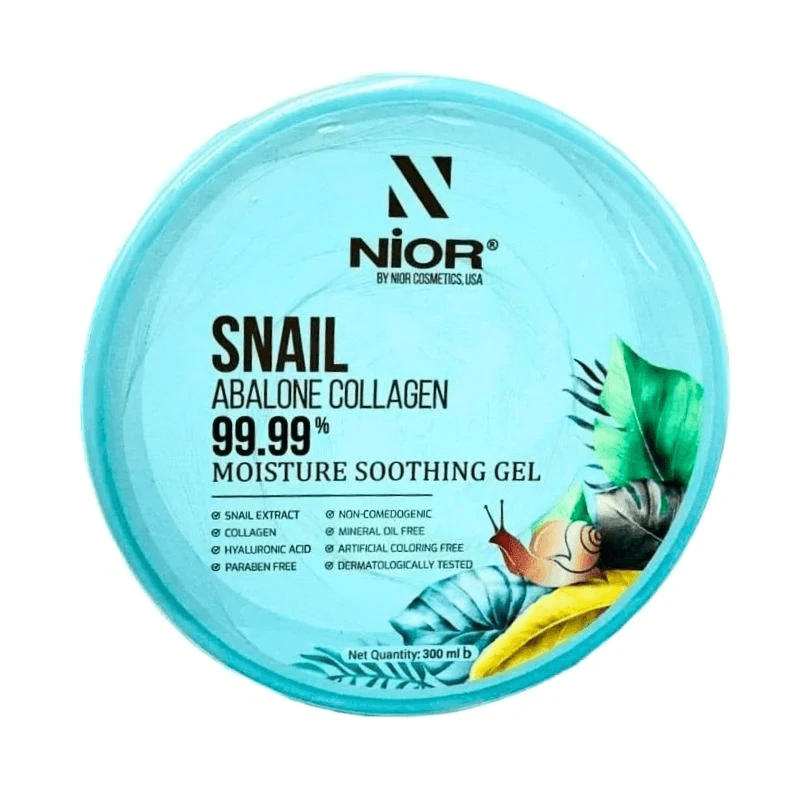 NIOR Snail Abalone Collagen 99.99% Moisture Soothing Gel – 300ml