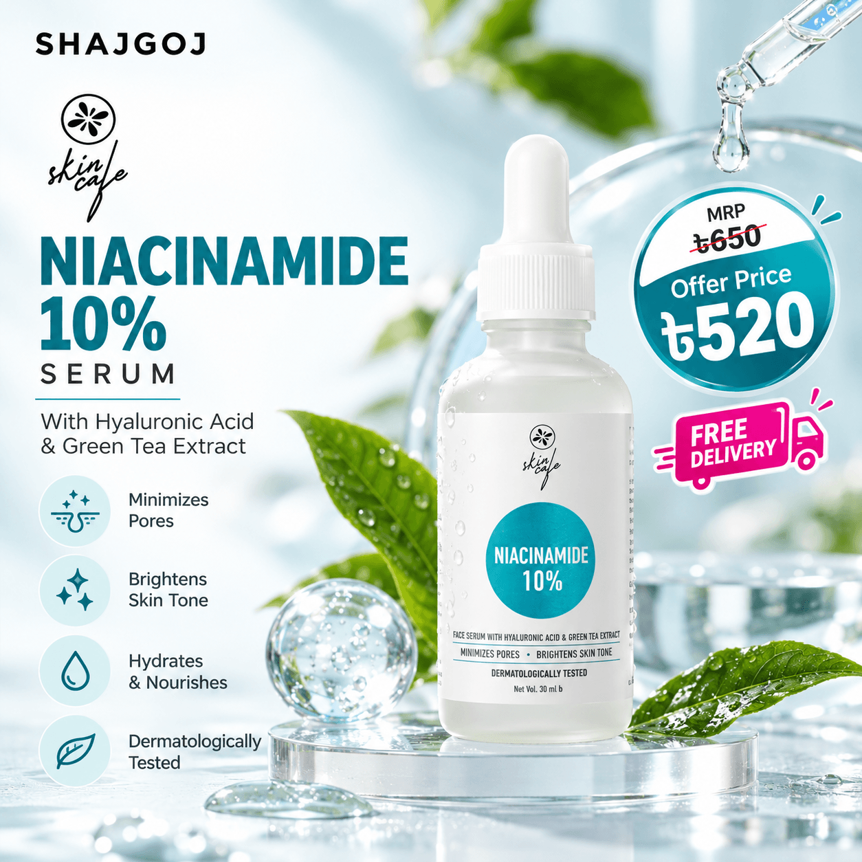Skin Cafe Niacinamide 10% Serum – 30 ml
