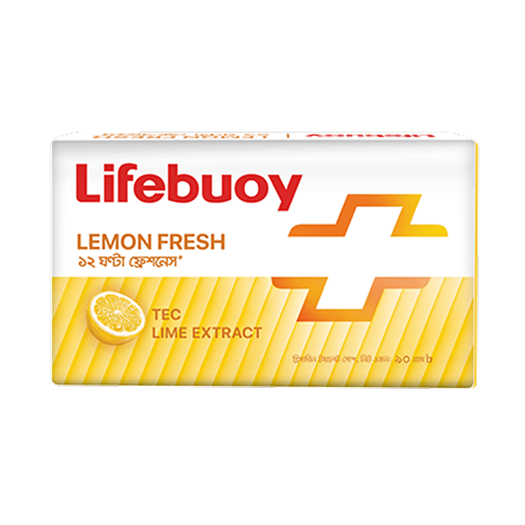 Lifebuoy Skin Cleansing Soap Bar Lemon Fresh 100g – 90g
