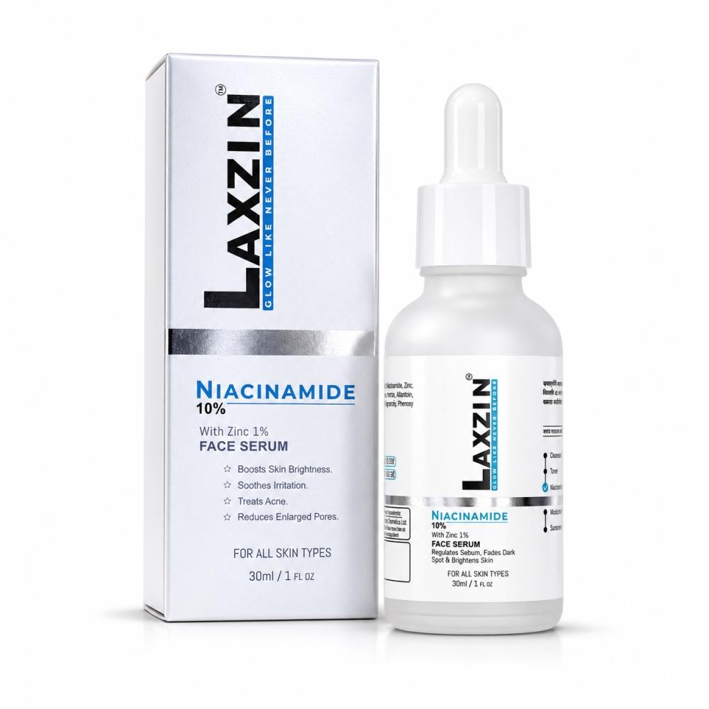 Laxzin Niacinamide 10% + Zinc 1% Face Serum – 30ml / 1 FL OZ