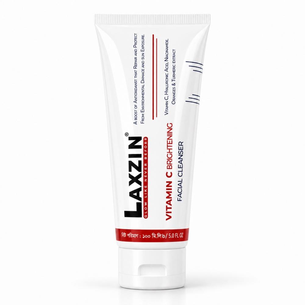 Laxzin Vitamin C Brightening Facial Cleanser – 100 ml / 5.0 FL OZ