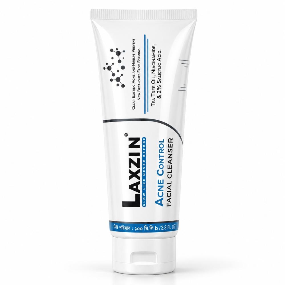 Laxzin Acne Control Facial Cleanser – 100 ml / 3.3 FL OZ