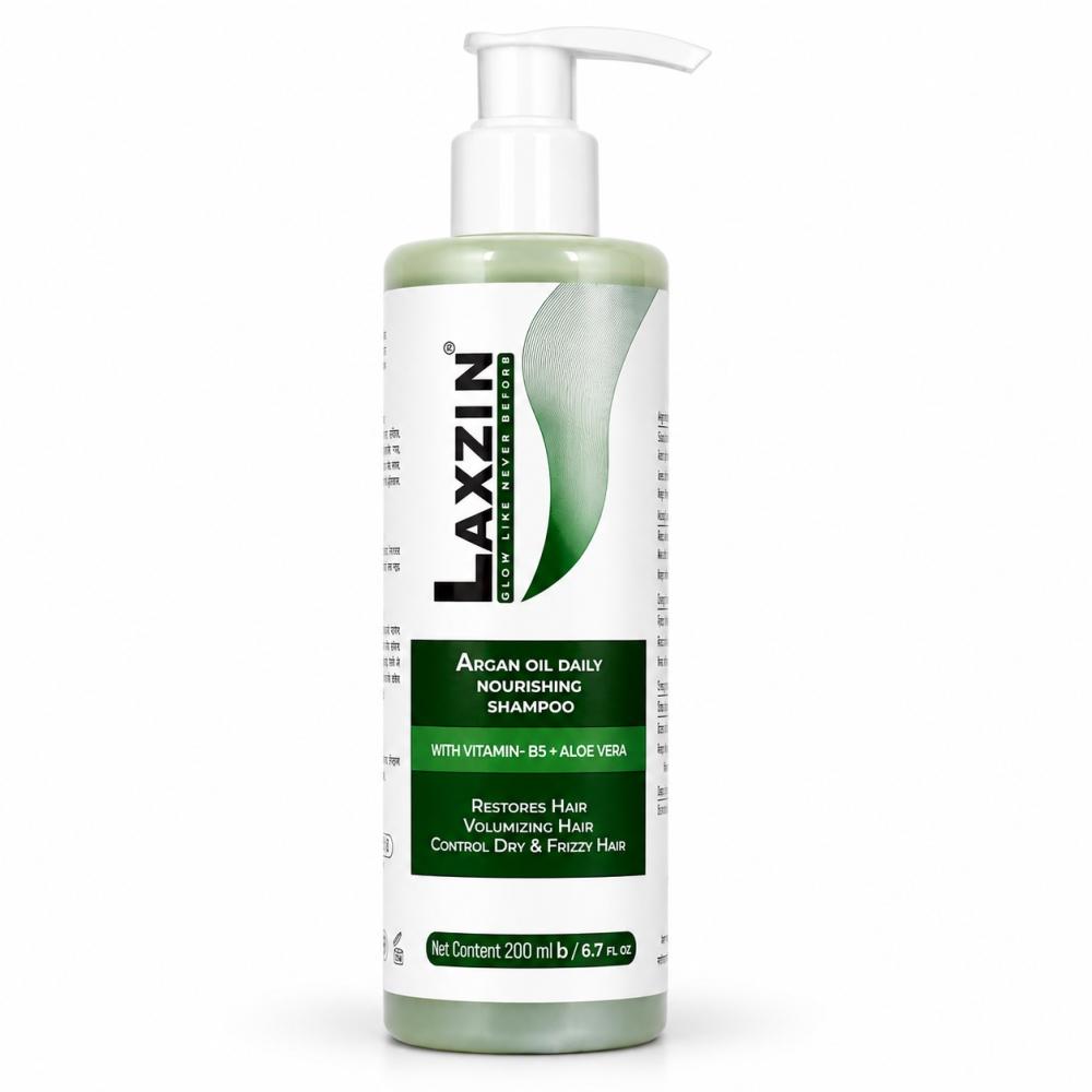 Laxzin Argan Oil Daily Nourishing Shampoo – 200 ml / 6.7 fl oz