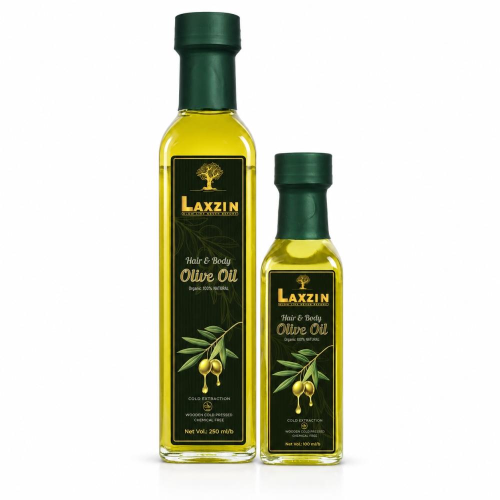Laxzin Hair And Body Olive Oil – 250 ml and 100 ml